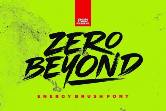 Zero Beyond Font